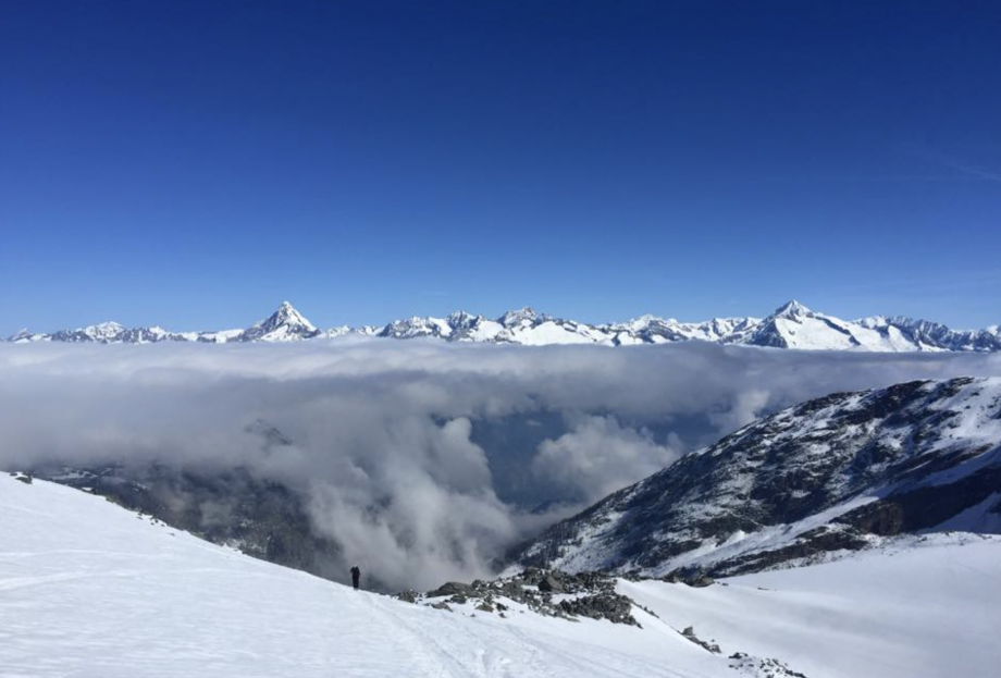 Toerskiën vanaf de Simplon pas Toerski splitboard Simplon