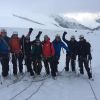 Mont Blanc training at the Glacier du Tour near AlbertI hut