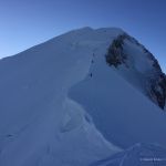 Mont Blanc arrêt des bosses Bosses ridge