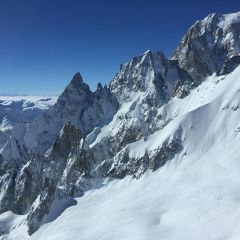 Vallée Blanche from Italy