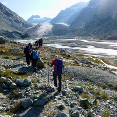 Otemma glacier approach Otemma glacier approach
