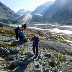 Otemma glacier approach