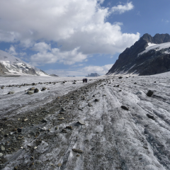 Otemma gletsjer Otemma gletsjer - summer haute route