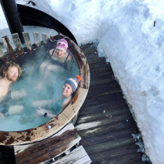 Hottub Bekker Mountain Chalet